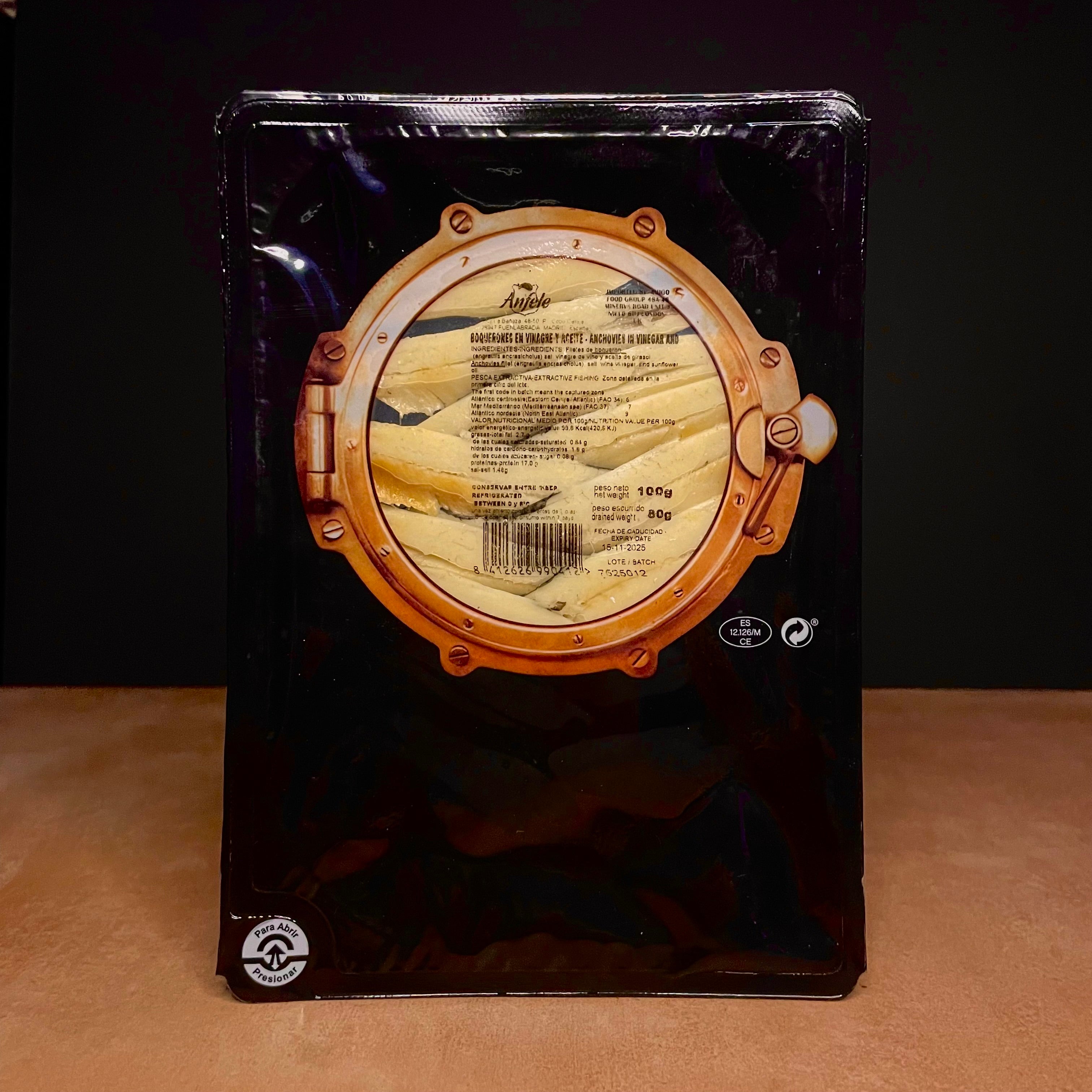 Anfele boquerones marinated white anchovies, 100g